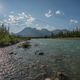 Snaring River im Gegenlicht