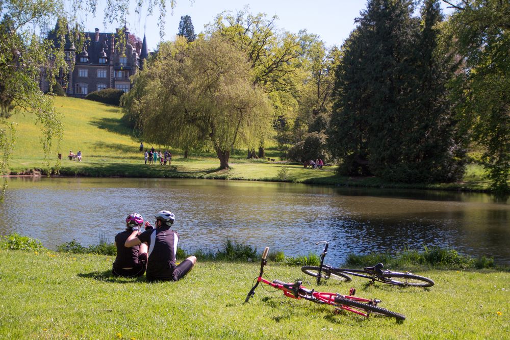 Pause am See von Patricia Grähling