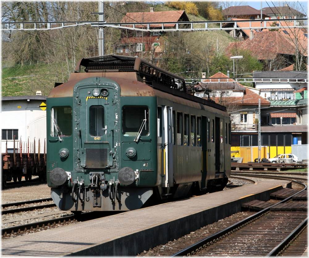 BDe 4/4 der OeBB in Sumiswald - Grünen