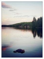 Be aware of rocks in the water