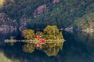 Norwegen - am Lovrafjord von Winfried Scholz