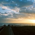 Beach at dawn-winter