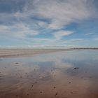 Beach at low tide