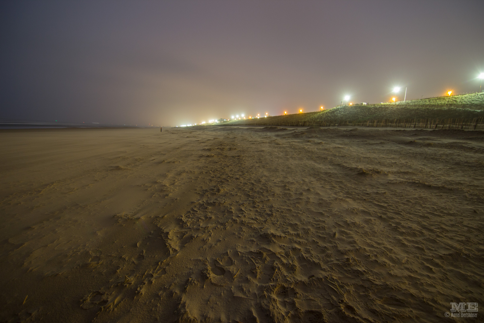 Beach at night