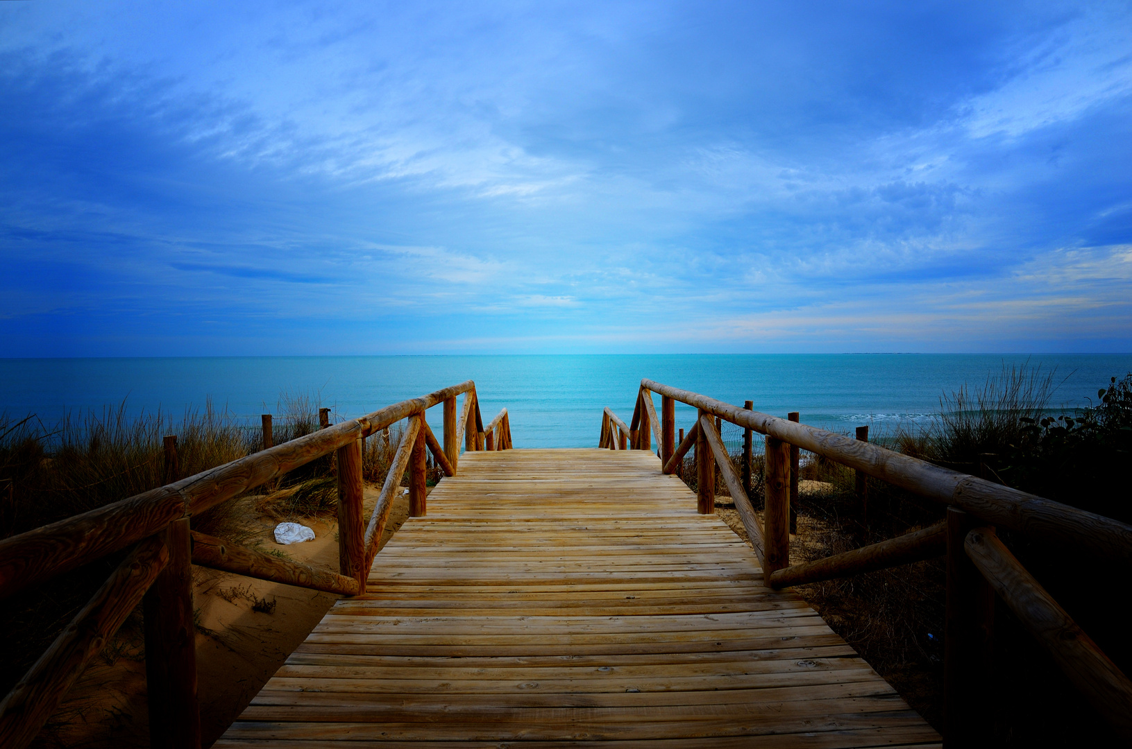 Beach Guardamar del Segura in Spain