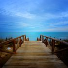 Beach Guardamar del Segura in Spain