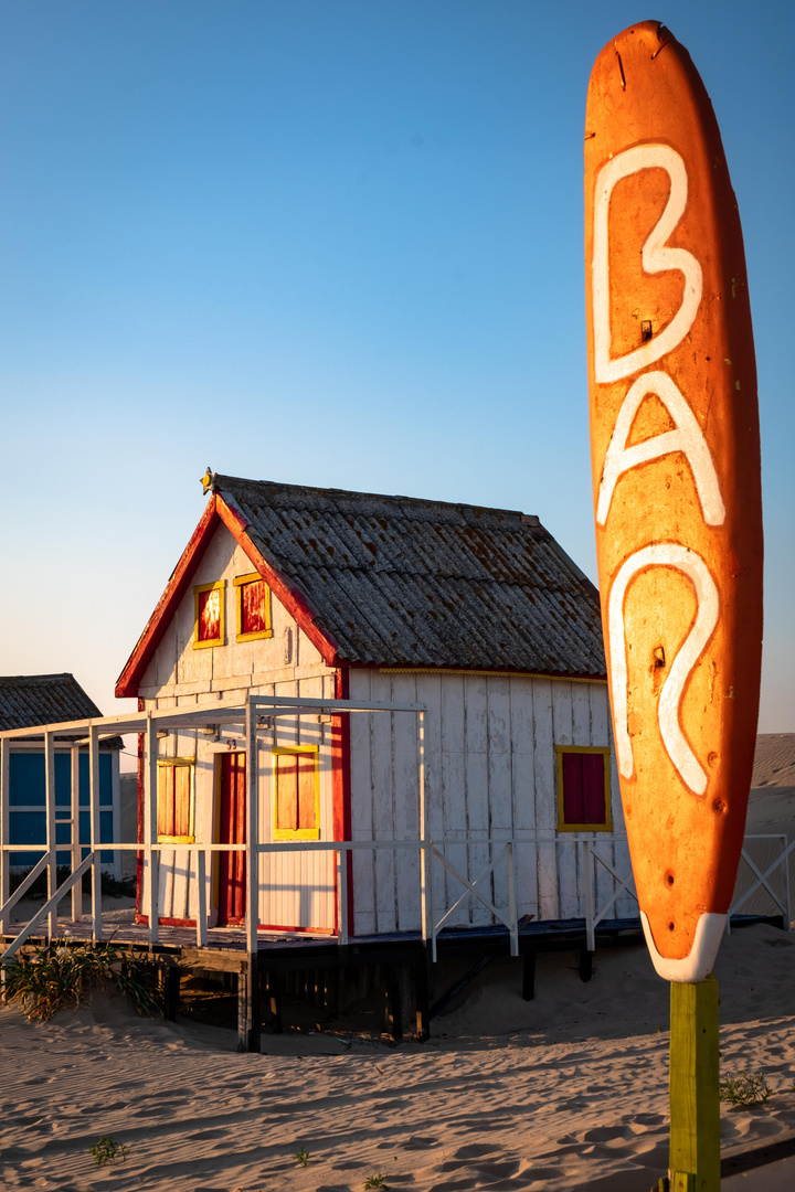 Beach hut Lisbon Costa da Caparica