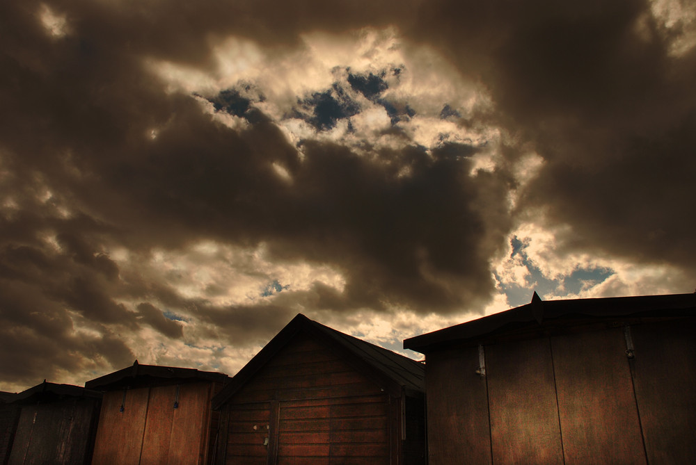 beach huts