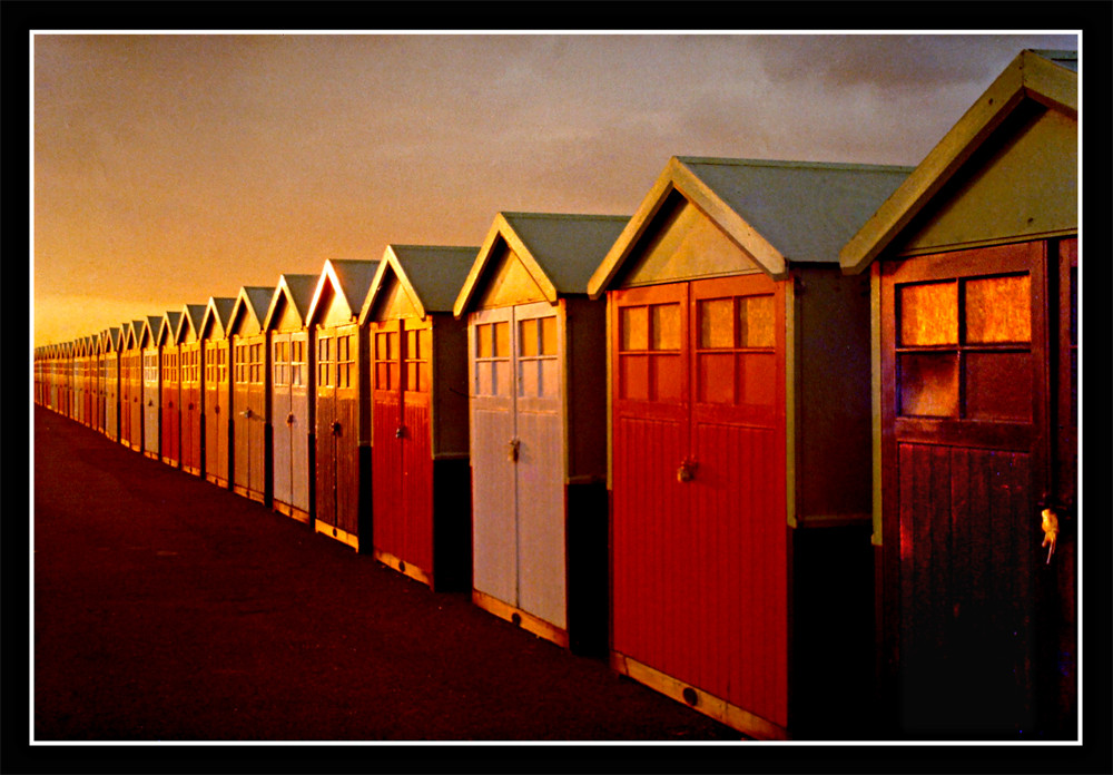 Beach huts