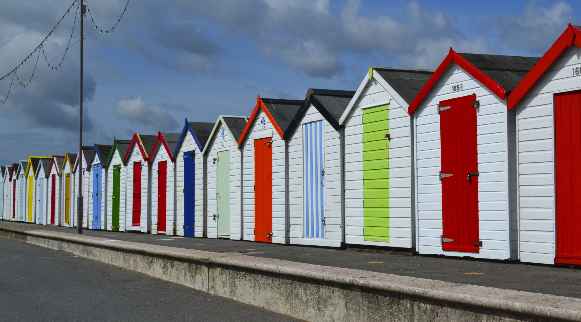 Beach huts in Cornwall