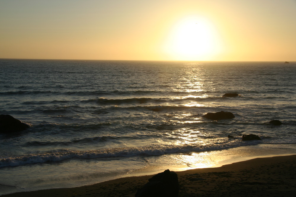 Beach in North California