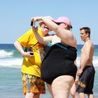 Beach life on Bondi Beach Australia