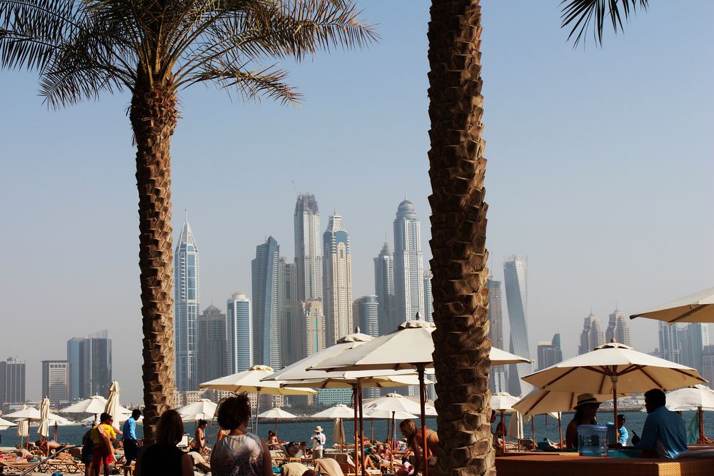 Beach life - View to Marina