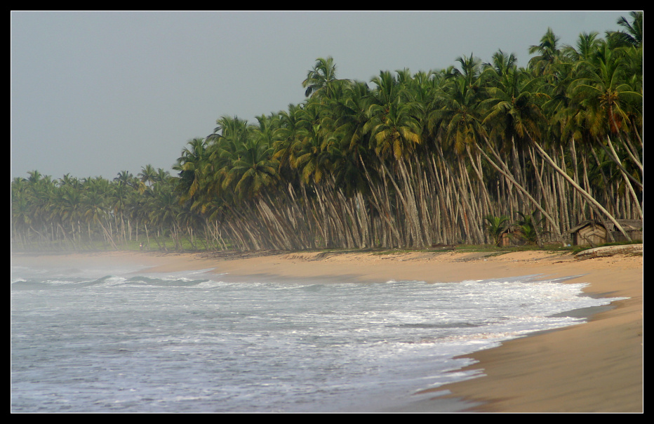 ... Beach near Princess Town, Ghana ...