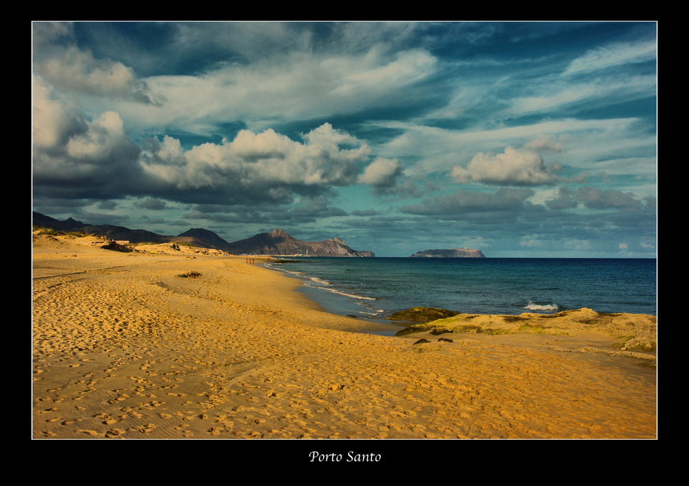 Beach of Porto Santo, Portugal