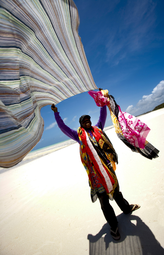 Beach seller 