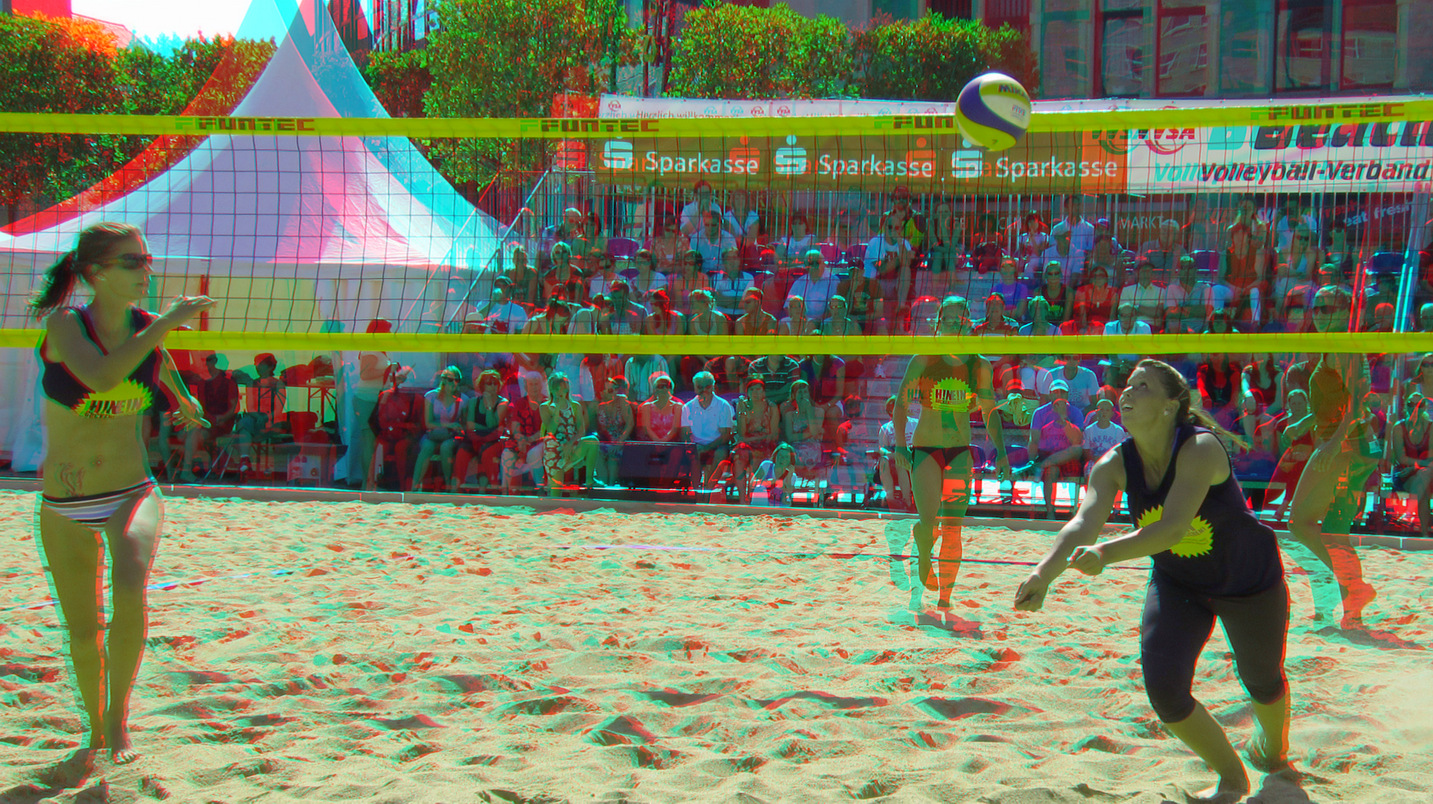 Beach-Volleyball (3D-Foto 04)