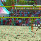 Beach-Volleyball (3D-Foto 04)