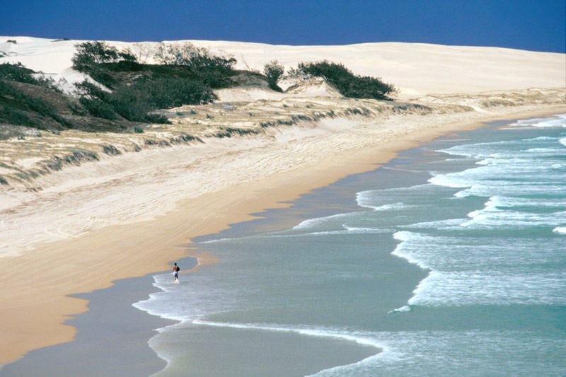 Beach Walk on Fraser Island