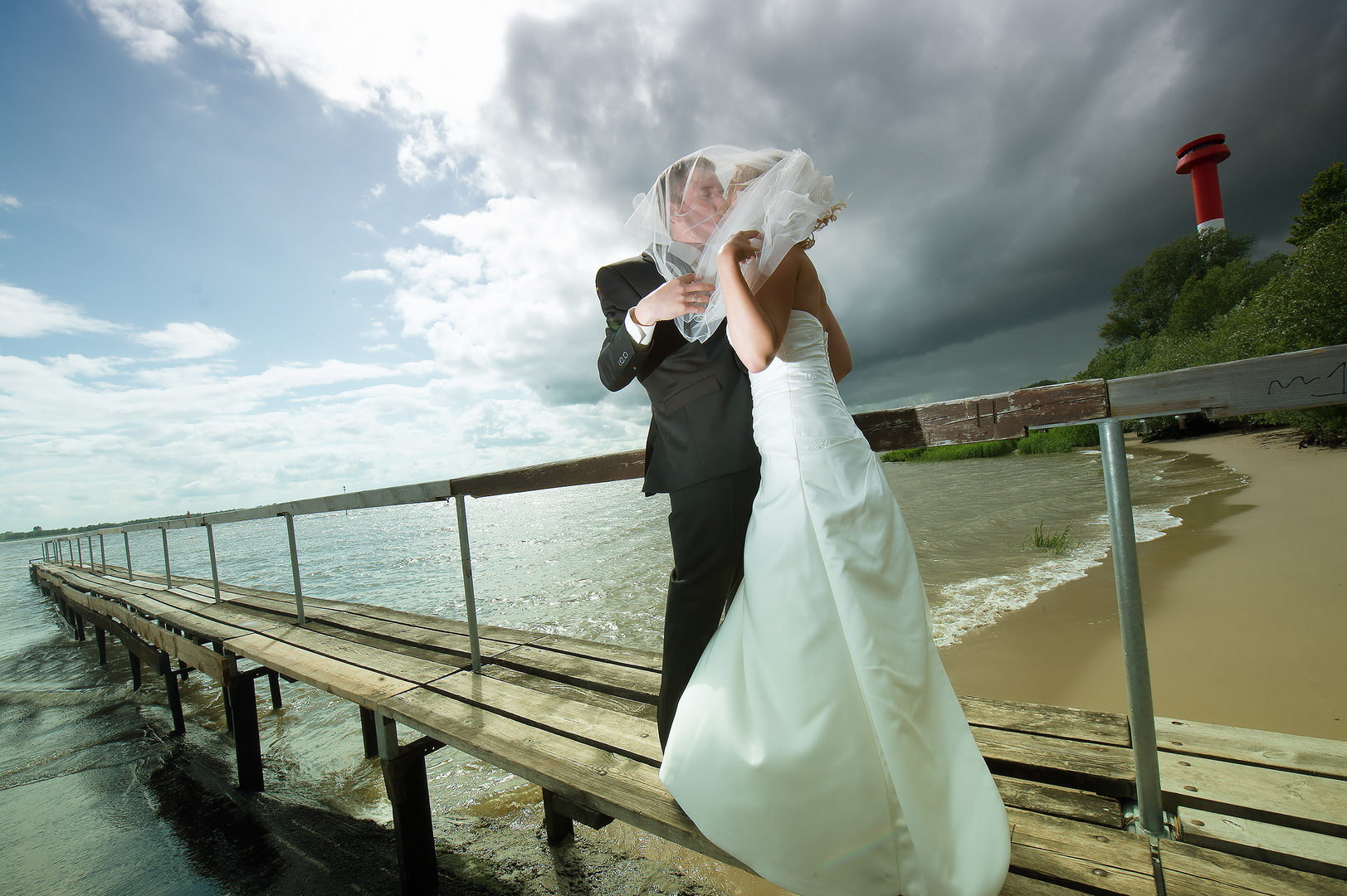 Beach Wedding Couples Foto Bild Hochzeit Hochzeiten Menschen