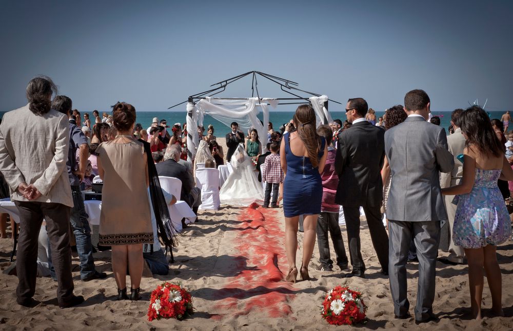 Beach Wedding - One !