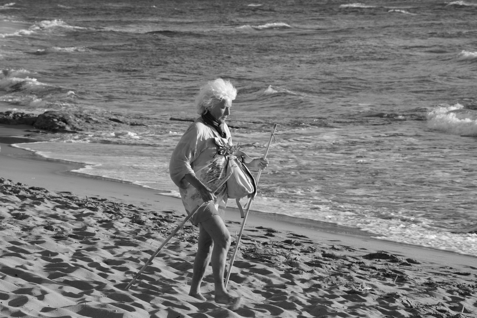 Beachcomber. Gulf of Salerno, Italy 2015