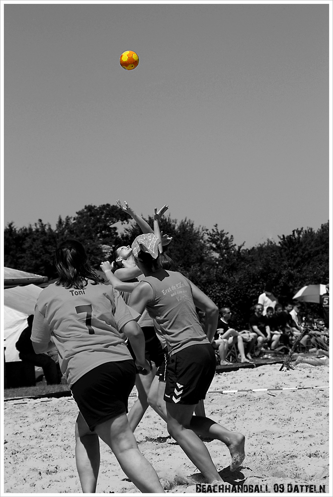 Beachhandball Datteln 09 s/w