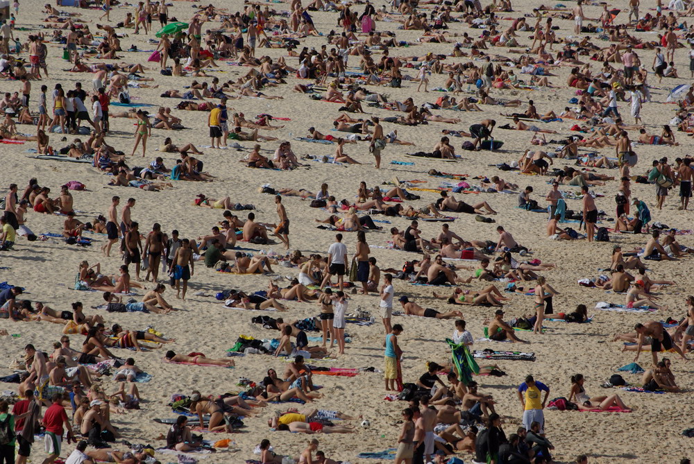 Beachlife am Bondi Beach