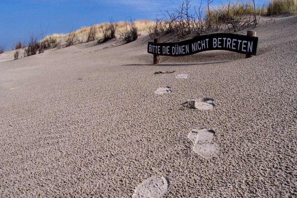 beachtet oder nicht?