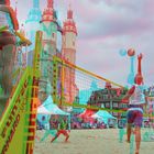 BeachVolleyBall (3D-Foto)