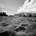 Beachvolleyball inmitten der Berge