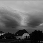 beängstigende Wolkenformationen