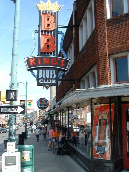 Beale Street in Memphis - Tennessee