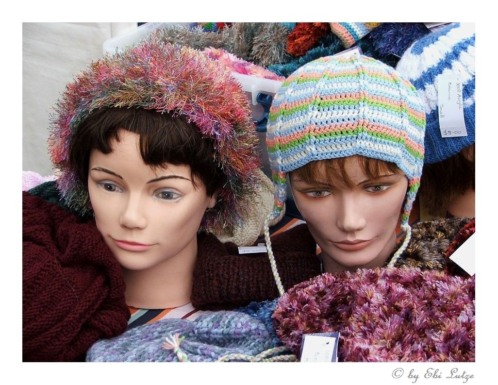 * Beanies for sale / Goolwa Market *