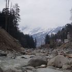 Beas River with Pir Panjal Ranges of Greater Himalyas in background