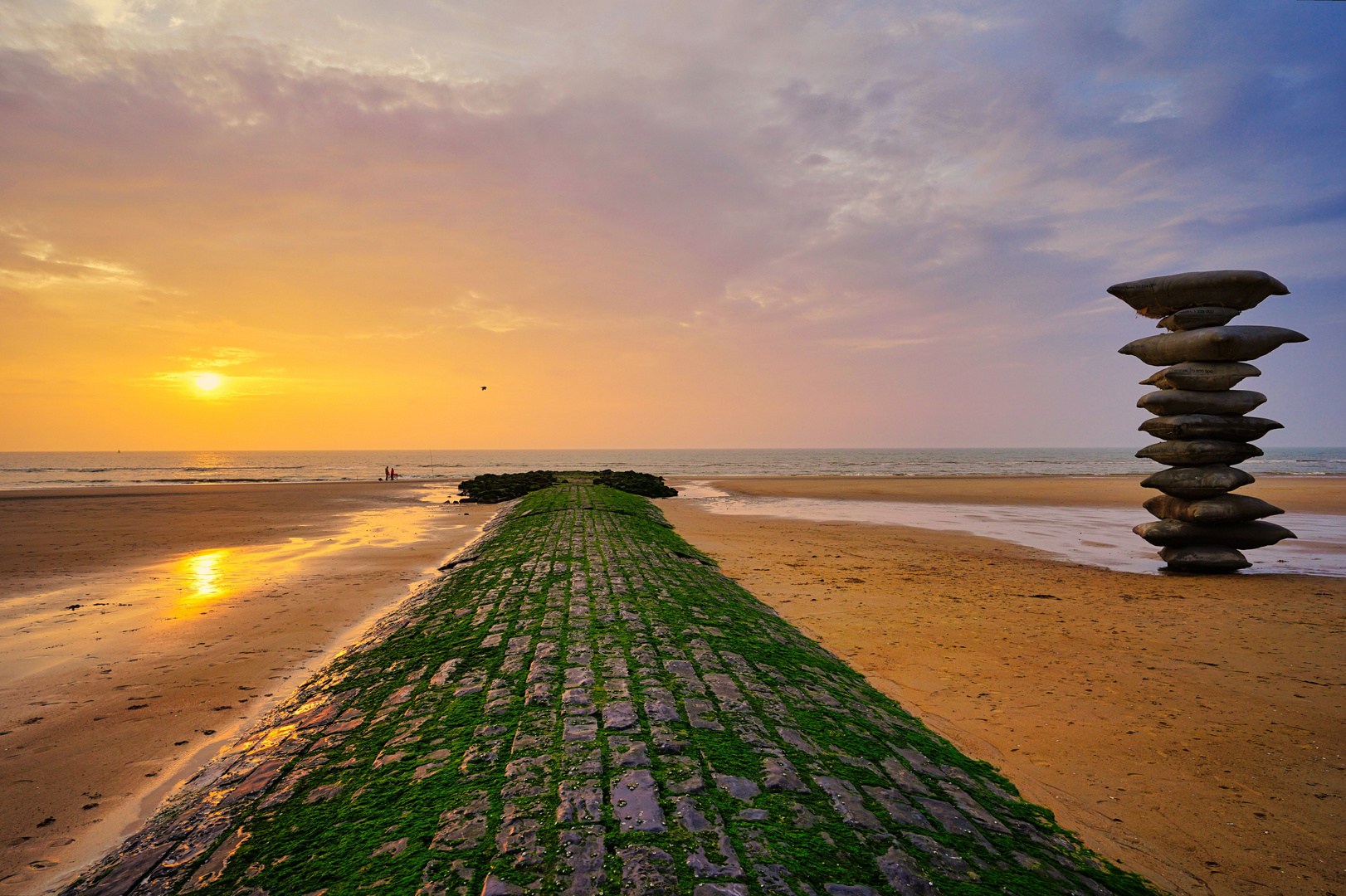 Beaufort 21 am Strand von Ostende 