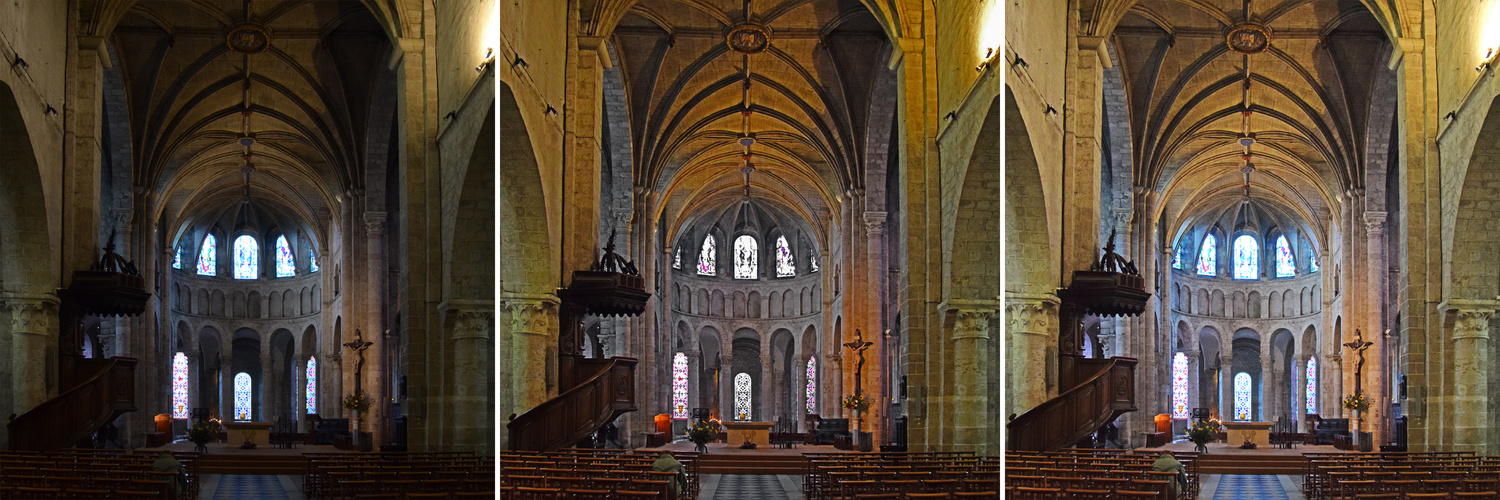 Beaugency Triptychon Farbe