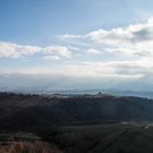 Beaujolais St Laurent d'Oingt depuis le village de Ste Paule