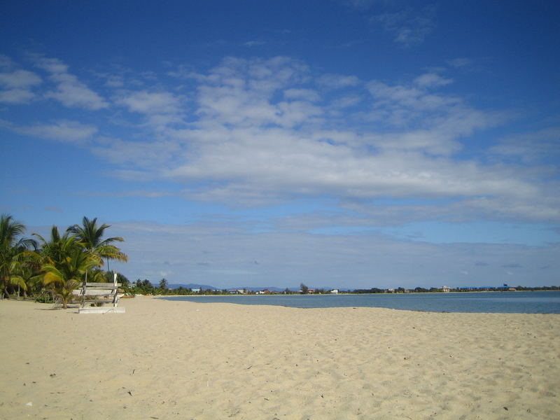 beautiful beach in Belize