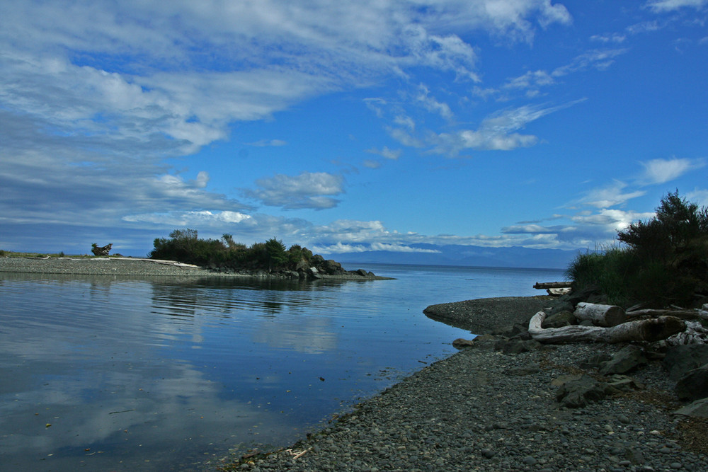 Beautiful beach near Sooke, Vancouver Island