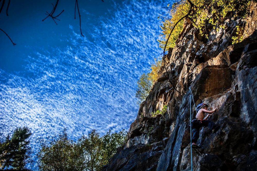 Beautiful climbing day