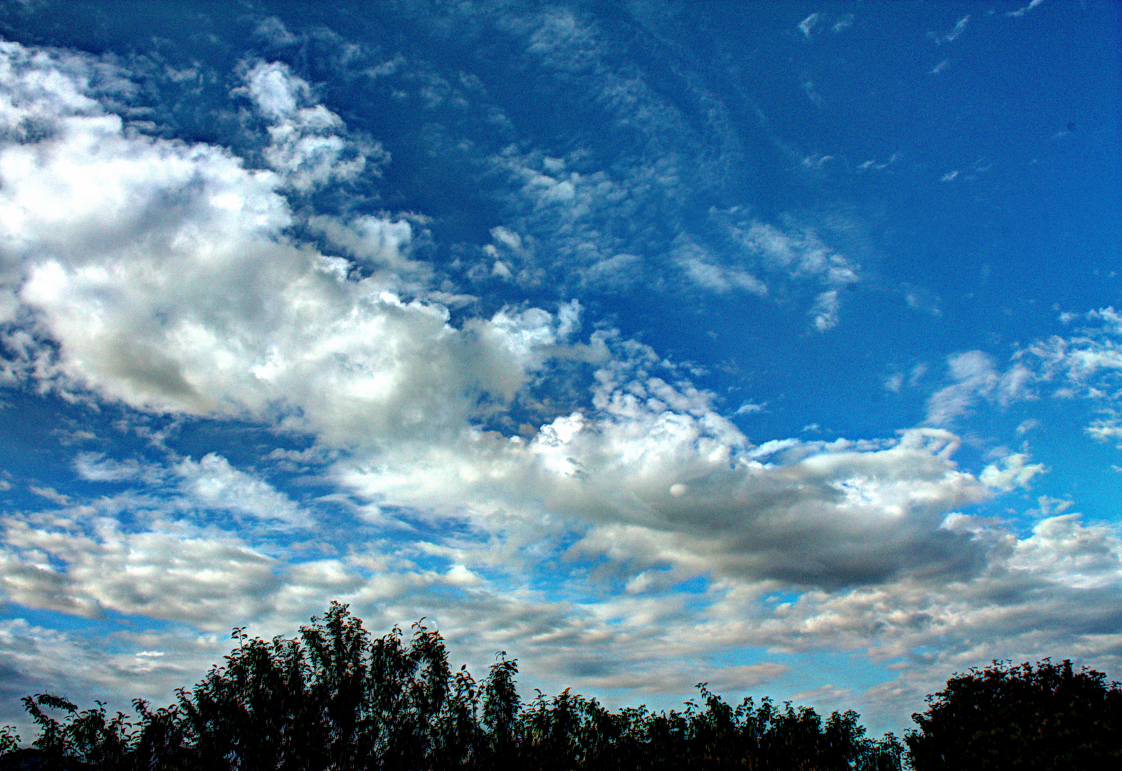 Beautiful clouds; beautiful day.