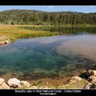 Beautiful Lake in Dixie National Forest - United States