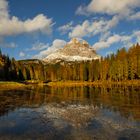 Beautiful light cast over the Dolomites