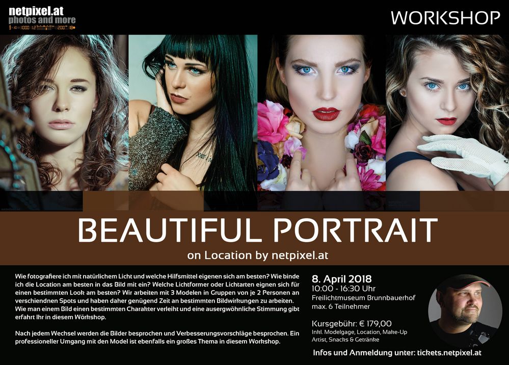 Beautiful Portrait on Location - Workshop