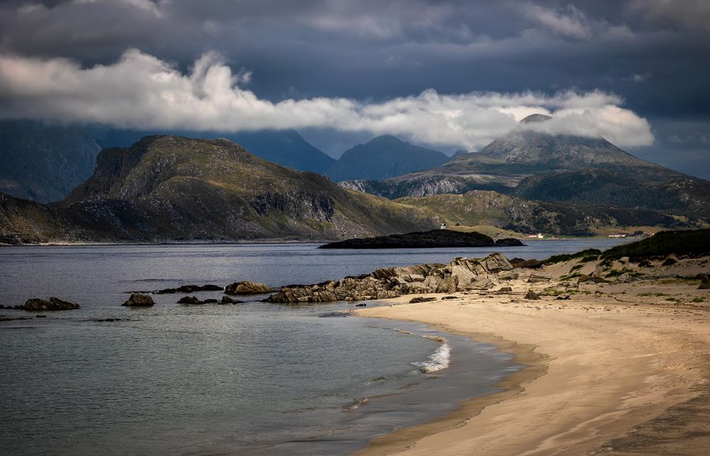 beautiful Storsandnes Beach