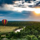 Beautiful Sunrise at Mara River Kenya