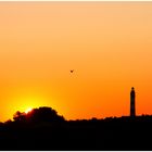 beautiful sunset at Amrum (Wittdün)