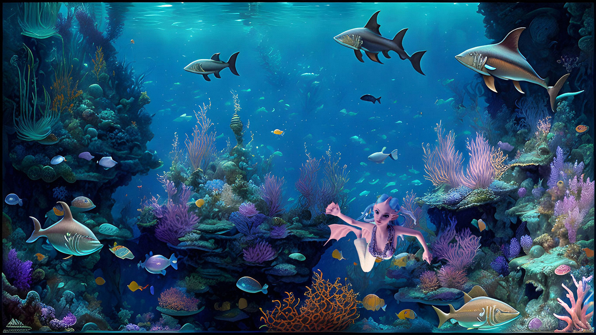 Beautiful underwater World