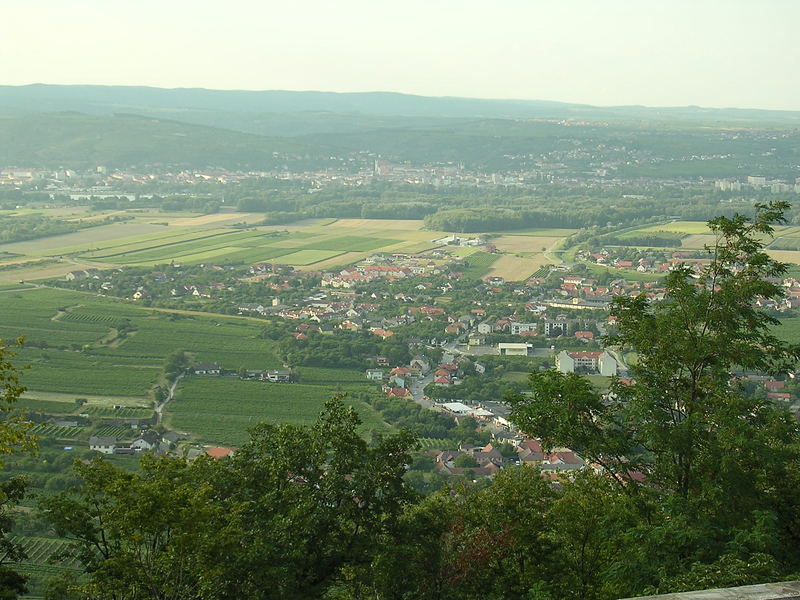 Beautiful view over Stein and Krems!